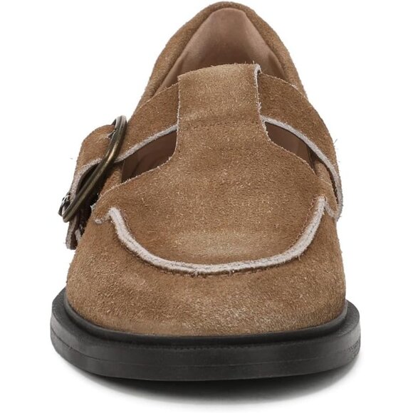 Sam Edelman Womens Light Terra Leather Rounded Toe Ankle Buckle Elaina Loafer - Picture 2 of 6